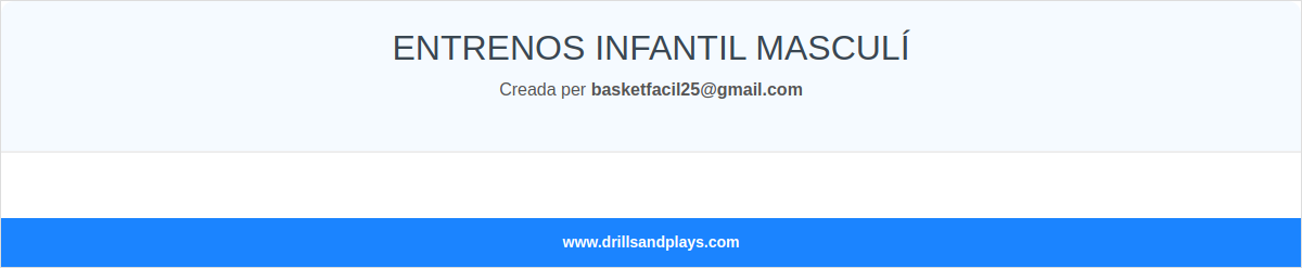 ENTRENOS INFANTIL MASCULÍ