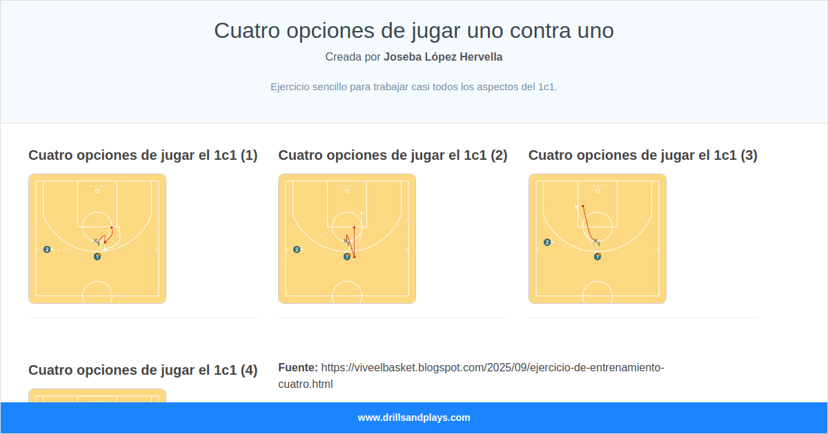 Cuatro opciones de jugar uno contra uno