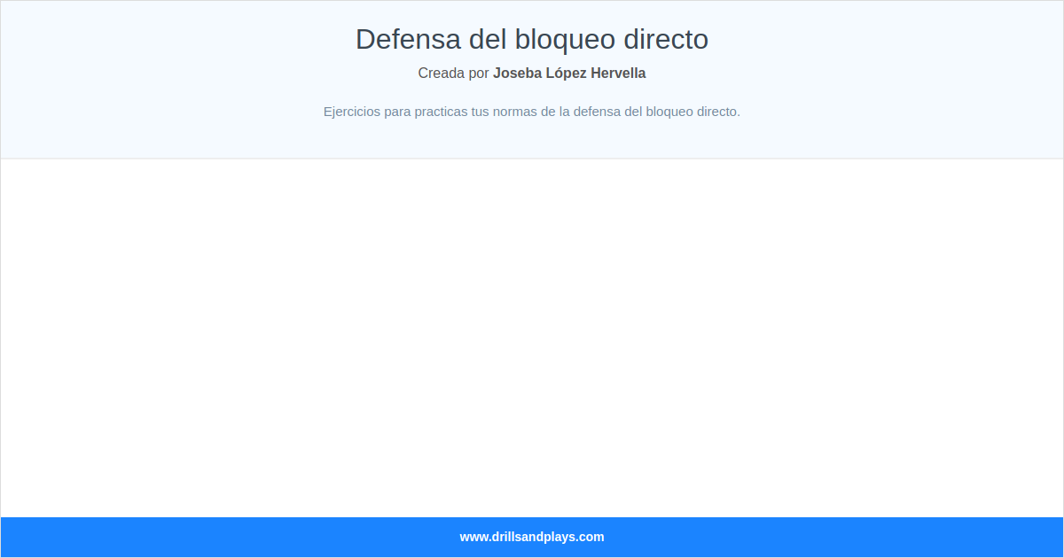 Defensa del bloqueo directo