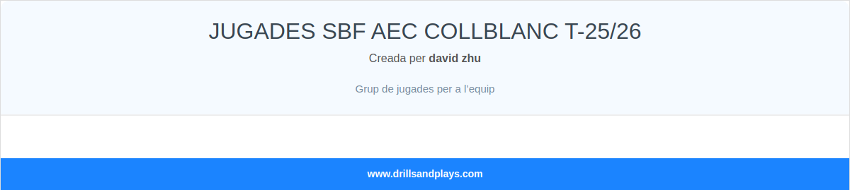 JUGADES SBF AEC COLLBLANC T-25/26