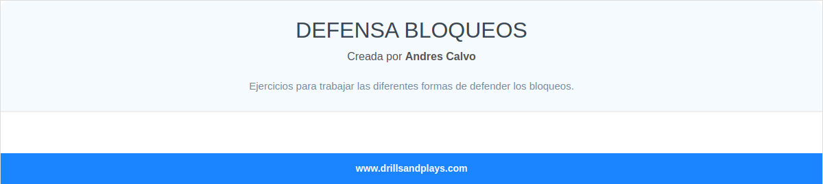 DEFENSA BLOQUEOS
