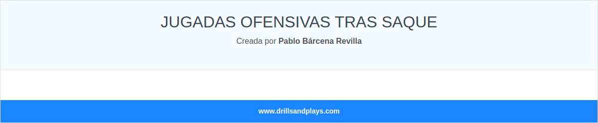 JUGADAS OFENSIVAS TRAS SAQUE