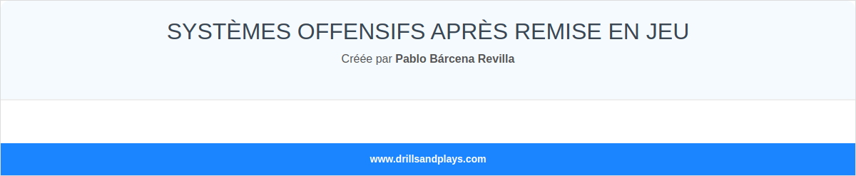 SYSTÈMES OFFENSIFS APRÈS REMISE EN JEU