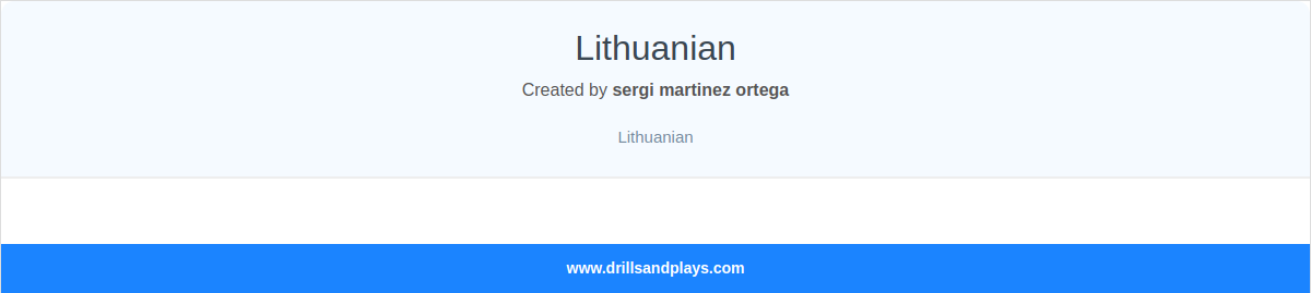 Lithuanian 