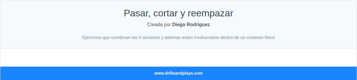 Pasar, cortar y reempazar
