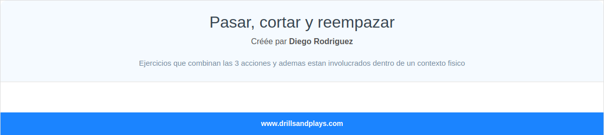 Pasar, cortar y reempazar
