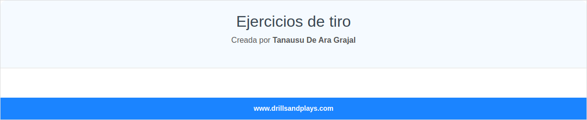 Ejercicios de tiro