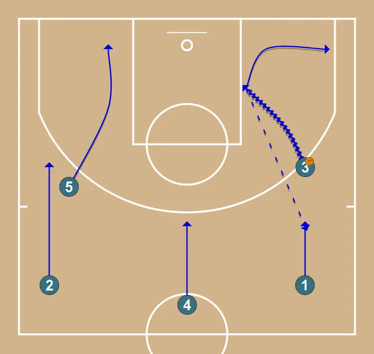 TRANSITION 5 first opposite side