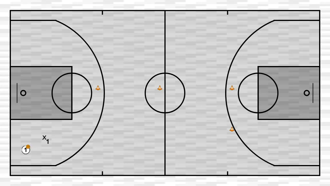 Uno contra uno por toda la pista